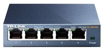 Коммутатор TP-LINK TL-SG105, 5×1GbE, настольный