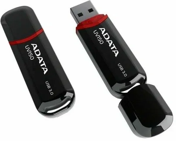 USB накопитель ADATA 512GB USB 3.2 Gen1 AUV150-512G-RBK black, Performance (Max.): Up to 100MB/s read