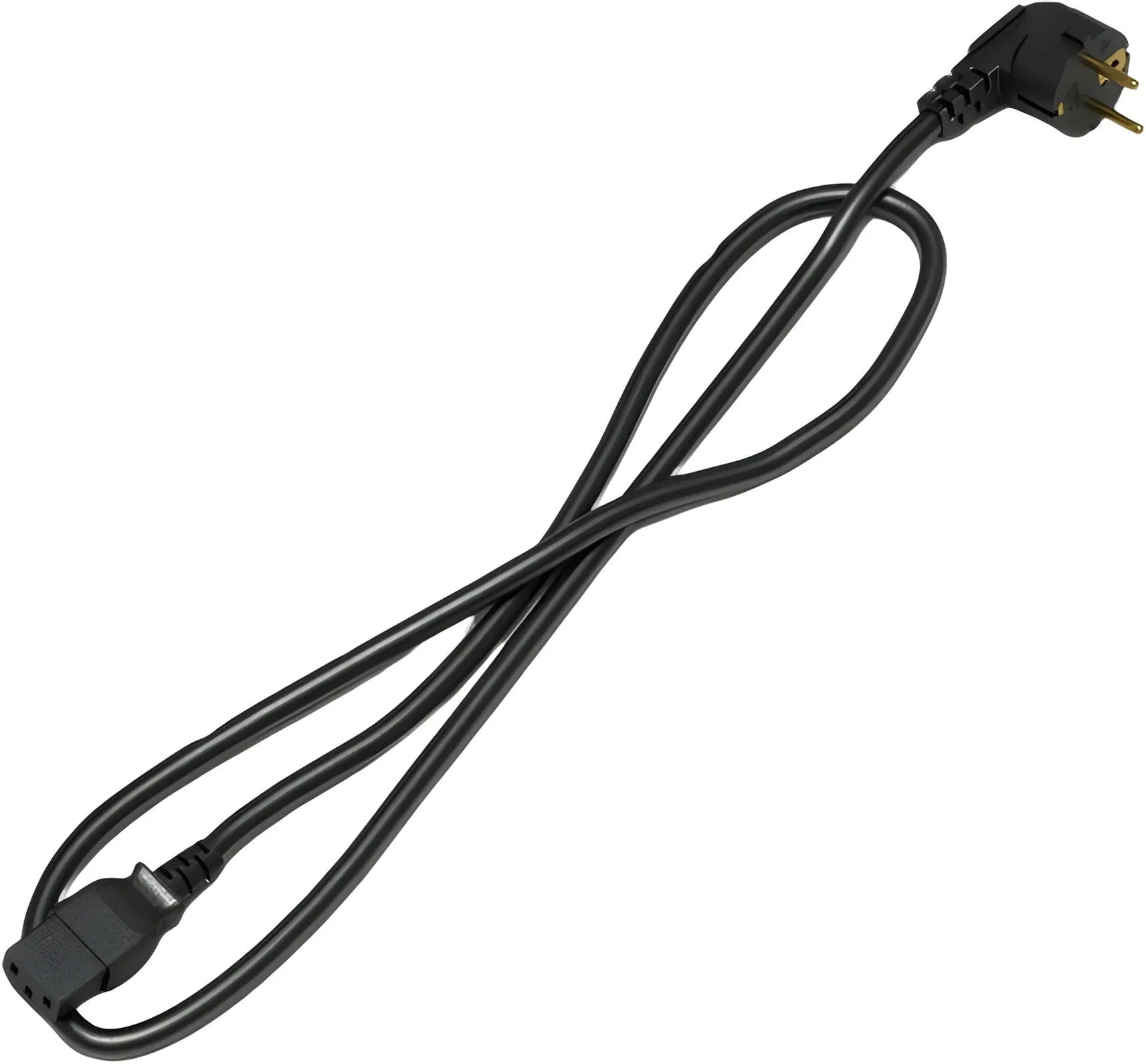 REM Шнур питания с заземл. IEC 60320 C13/EU-Schuko, 10А/250В (3x1,0), длина 3 м. (R-10-Cord-C13-S-3)