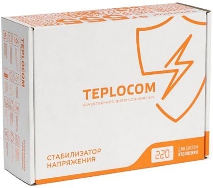 Стабилизатор напряжения Бастион Teplocom ST-222/500-И Space Technology 150Вт 200ВА серебристый