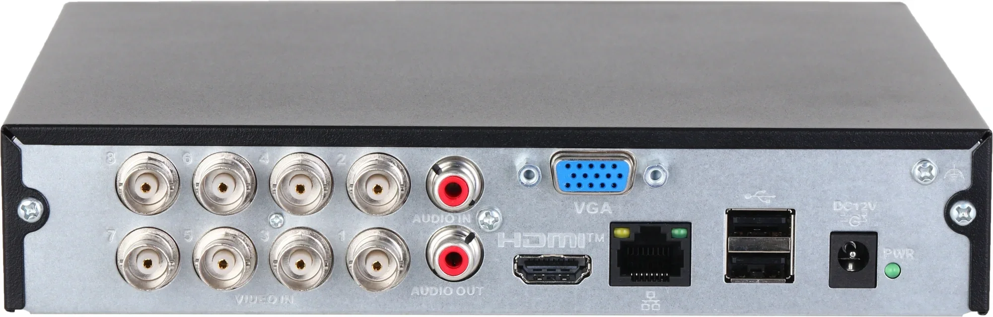 DAHUA DH-XVR1B08H-I/T 8-канальный HDCVI-видеорегистратор c SMD HDCVI, AHD, TVI, IP, CVBS; IP-каналы: до 12 каналов до 6Мп;  1 SATA III до 16Тбайт; видеоаналитика 1 HDMI, 1 VGA; 1 RJ45 100Мбит/с