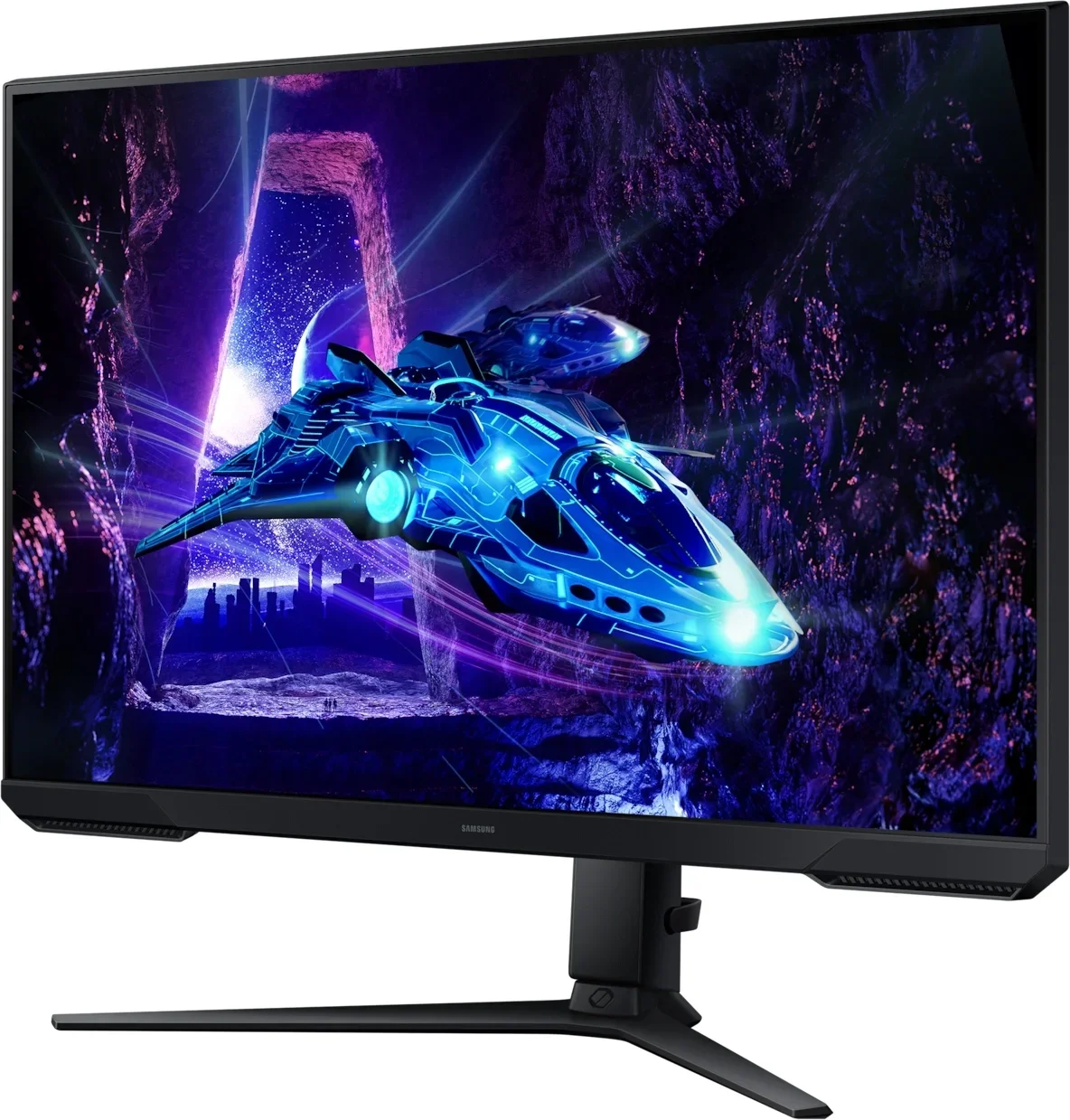 Монитор 32" SAMSUNG S32DG300EI Odyssey G3 G30D FHD  VA, 1920x1080, 180Hz, 1ms, 250сd/m, 3000:1, HDR10 | HDMI(2.0), DP(1.2) | HAS, Pivot, Swivel, ExPSU, Vesa 100, Black