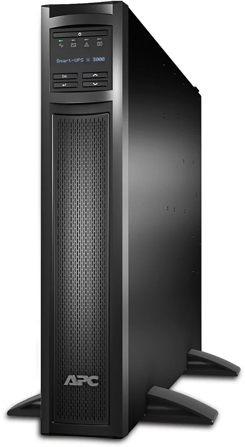 Источник бесперебойного питания APC Smart-UPS X 3000VA/2700W, RM 2U/Tower, Ext. Runtime, Line-Interactive, LCD, Out: 220-240V 8xC13 (3-gr. switched) 1xC19, SmartSlot, USB, COM, EPO, HS User Replaceable Bat, Black, 1 year warranty