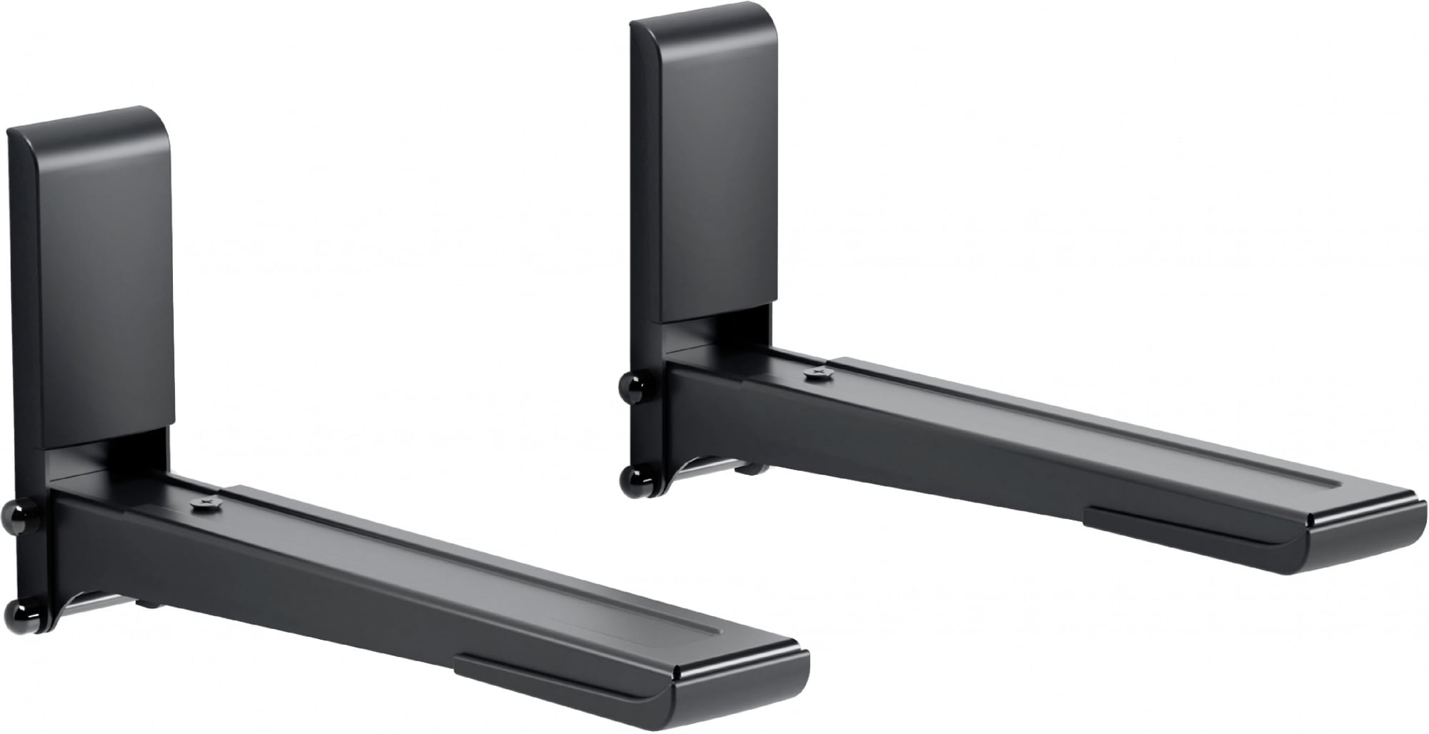 Кронштейн для СВЧ Holder MWS-2003, телескопический 30 см, нагрузка: 40 кг, черный (MWS-2003 BLACK)