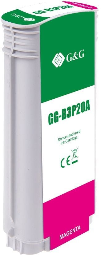 Картридж струйный G&G №727 GG-B3P20A пурпурный (130мл)  для  HP  DJ T920/T1500/T2530