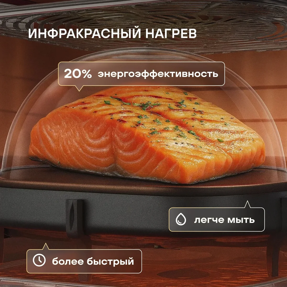 Аэрогриль Rondell RDE-AF555 6л 1800Вт шампань