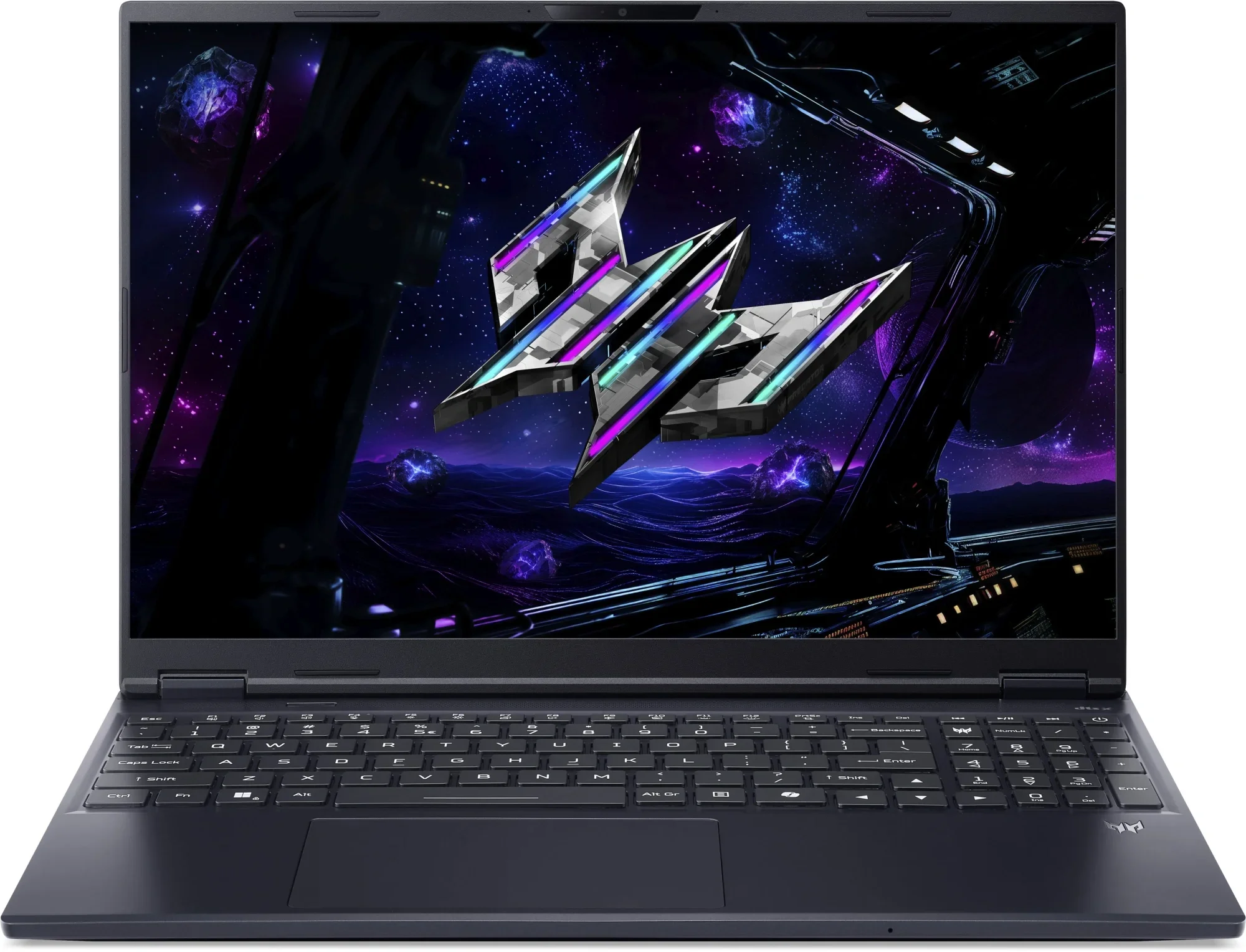 Ноутбук игровой Acer Predator Helios Neo 16S AI PHN16S-71-72PG 16", OLED, Intel Core Ultra 7 255HX 2.4ГГц, 20-ядерный, 32ГБ DDR5, 1ТБ SSD, NVIDIA GeForce RTX 5070 для ноутбуков - 8 ГБ, без операционной системы, черный [nh.qzfcd.001]