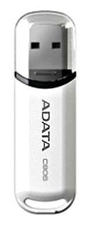 Флэш Диск ADATA Flash Drive 16Gb С906 AC906-16G-RWH {USB 2.0, Белый}