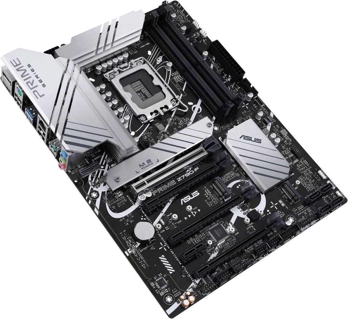 ASUS PRIME Z790-P (Socket 1700, ATX, 4xDDR5(192GB), DP/HDMI, 1xPCIe 5.0x16/3xPCIe 4.0x16/1xPCIe 3.0, 1xLAN (2.5GbE), 4xSATA 6Gb/s, 3xM.2, 1xM.2 E key, 1xType-C, 3xUSB 3.2, 4xUSB 2.0, 1xPS/2)