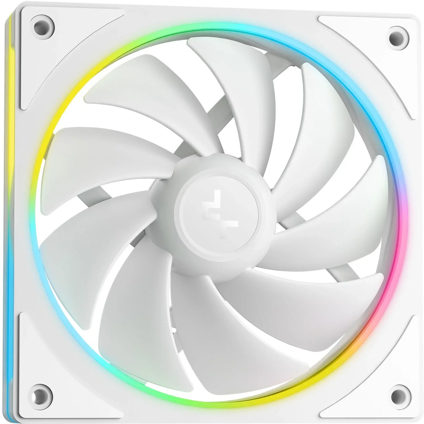R-LM360-WHDMMC-1 - Кулер с водяным охлаждением, Deepcool, LM360 WH, Intel 1851/1700/1200/115х и AMD AM5/AM4/, TDP 300W, 3*120мм FD12 ARGB, 600-2400 RPM±10%, 72,04CFM, 38,71 dB(A), Белый