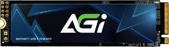 Накопитель SSD AGI AI808, 1Tb, PCIe 4.0 x4, M.2 2280, NVMe, R/W 3800/2700