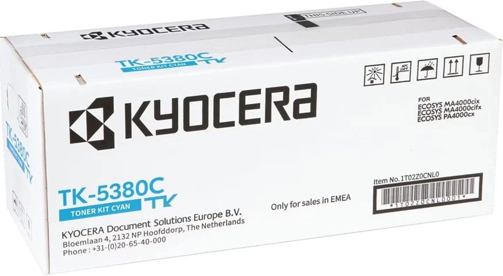 1T02Z0CNL0 - Тонер-картридж TK-5380C 10 000 стр. Cyan для ECOSYS PA4000cx/ ECOSYS MA4000cix, ECOSYS MA4000cifx