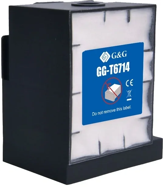 Бункер G&G GG-T6714 (C13T671400 емкость для отработанных чернил) для Epson WorkForce Pro WF-C8190/C8610/C8690/C869R/C878R/C879R Series