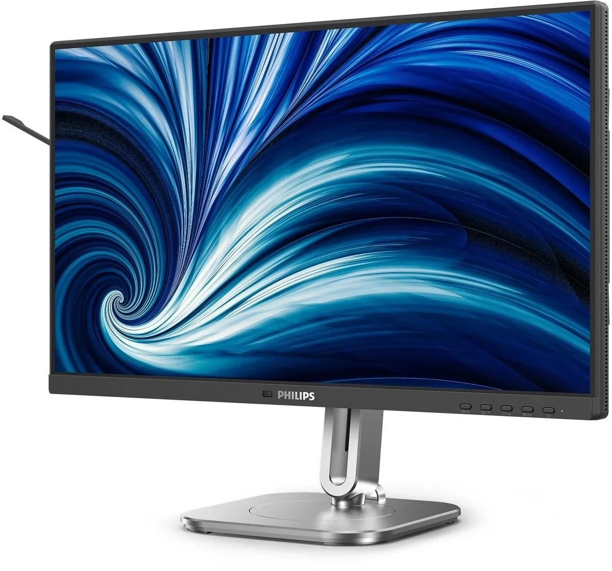 Монитор Philips 24B2N4200 23.8'', 1920x1080, IPS, 120hz, 50M:1, 300cd, 4ms, VGA, HDMI 1.4, DP 1.2, 4xUSB 3.2, Speakers, H. adj 150mm, pivot, VESA, 3Y, Black/ Philips 24B2N4200 23.8'', 1920x1080, IPS, 120hz, 50M:1, 300cd, 4ms, VGA, HDMI 1.4, DP 1.2, 4xUSB 3.2, Speakers, h. adj 150, VESA, 3Y, Black