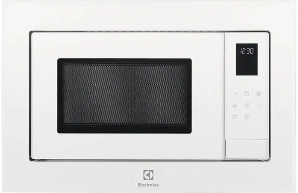 Встраиваемая микроволновая печь ELECTROLUX/ Микроволновая печь с грилем, ВхШхГ 38.8х59.5х37.7 см, объем 25 л., цвет белый