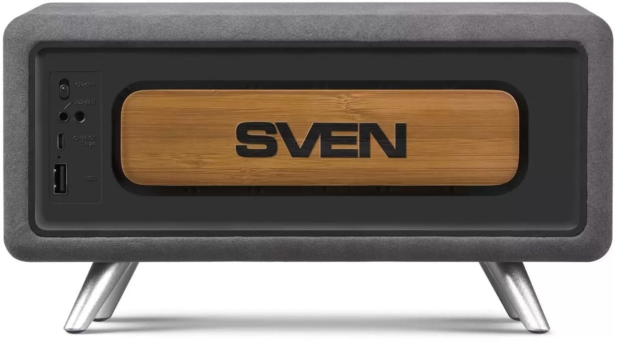 Колонка порт. Sven АС HA-930 дерево/черный 30W 1.0 BT/3.5Jack/USB 2200mAh
