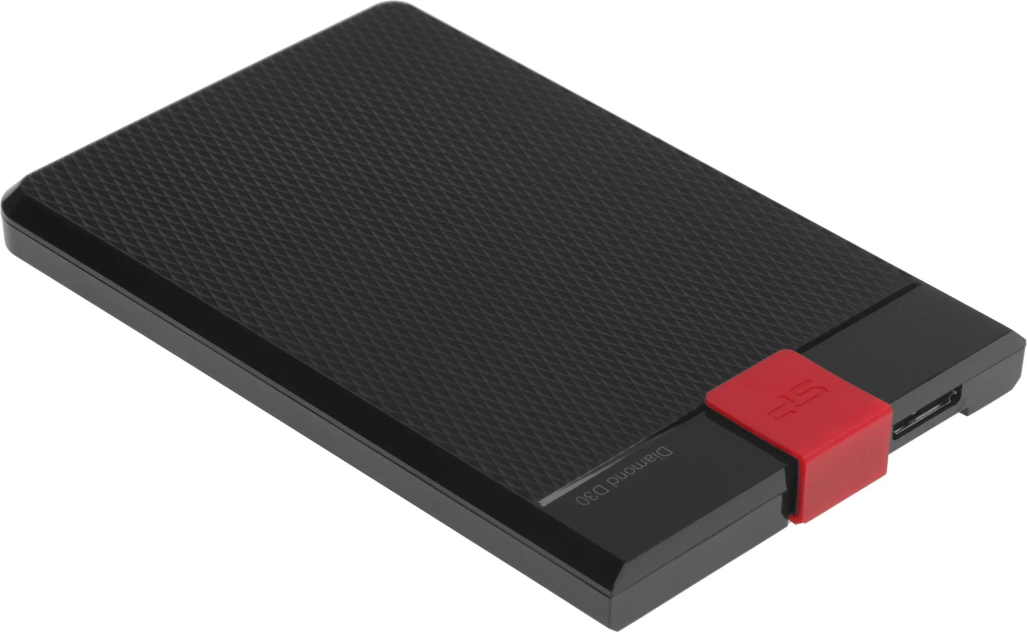 Silicon Power Portable HDD 1TB Diamond D30  USB 3.1 , USB 3.1 , Slim design, Black (SP010TBPHDD3SS3K)