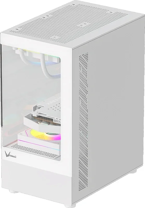 Корпус Formula Crystal Z1CM черный без БП mATX 5x120mm 1xUSB3.0  audio bott PSU