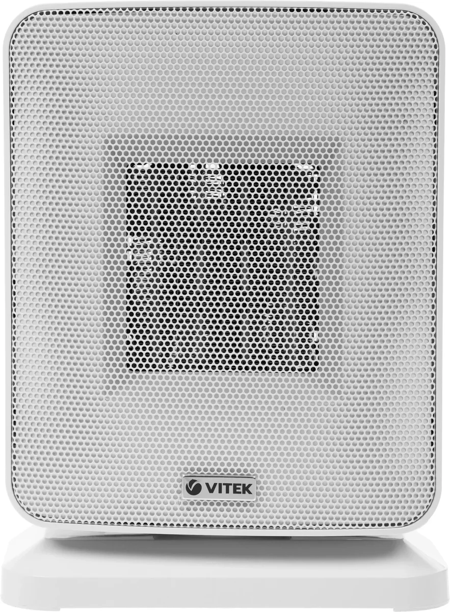 Тепловентилятор Vitek VT-2066 серый, 1500 Вт, 20 м2, термостат, дисплей