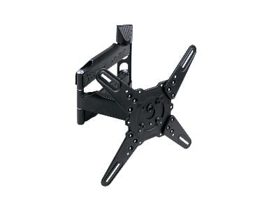 Kromax ATLANTIS-40 grey/black, Кр. стал. наст. для TV 22"-65", max 40 кг, 5 ст св., нак. +5°-15°, пов. 180°, от ст. 60-523 мм, max VESA 400x400 мм.