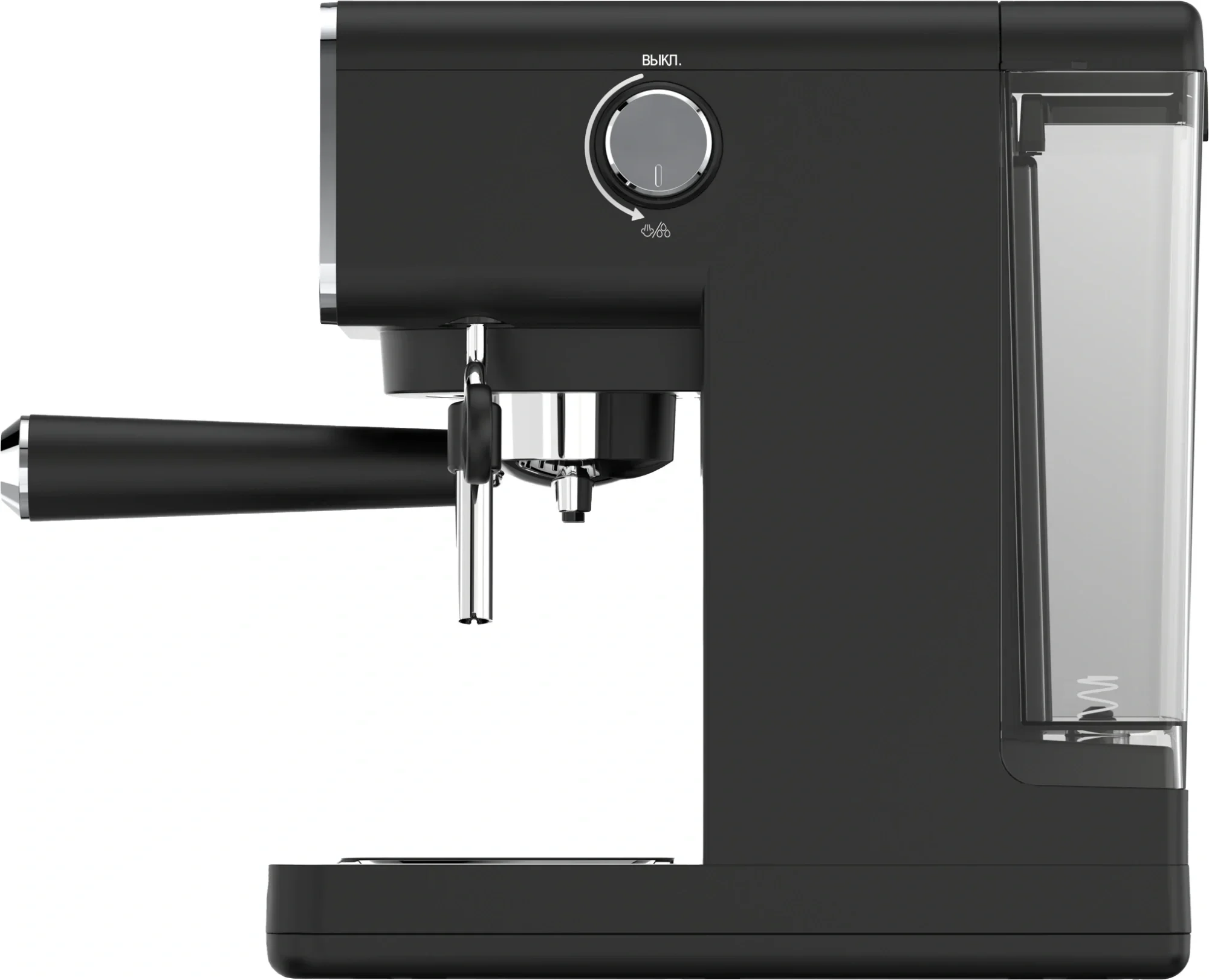 Кофеварка рожковая VITEK VT-1516, 1л, дисплей, черный (VT-1516)