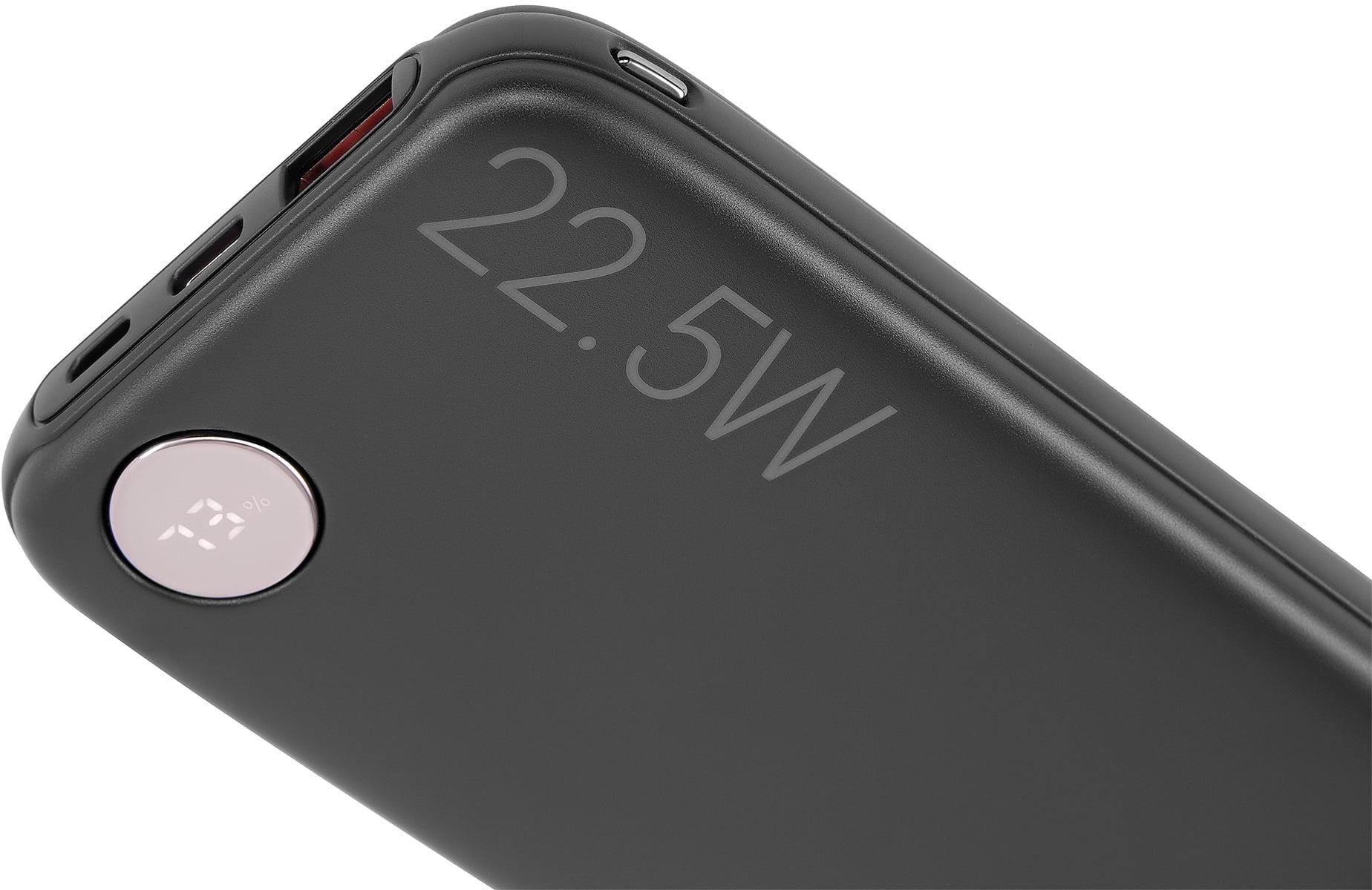 Портативный аккумулятор Power Bank Digma DGPF10B, 2xUSB Type A, Power Delivery 3.0/Quick Charge 3.0, 10 000mAh, Li-Ion, чёрный, DGPF10B22PBK