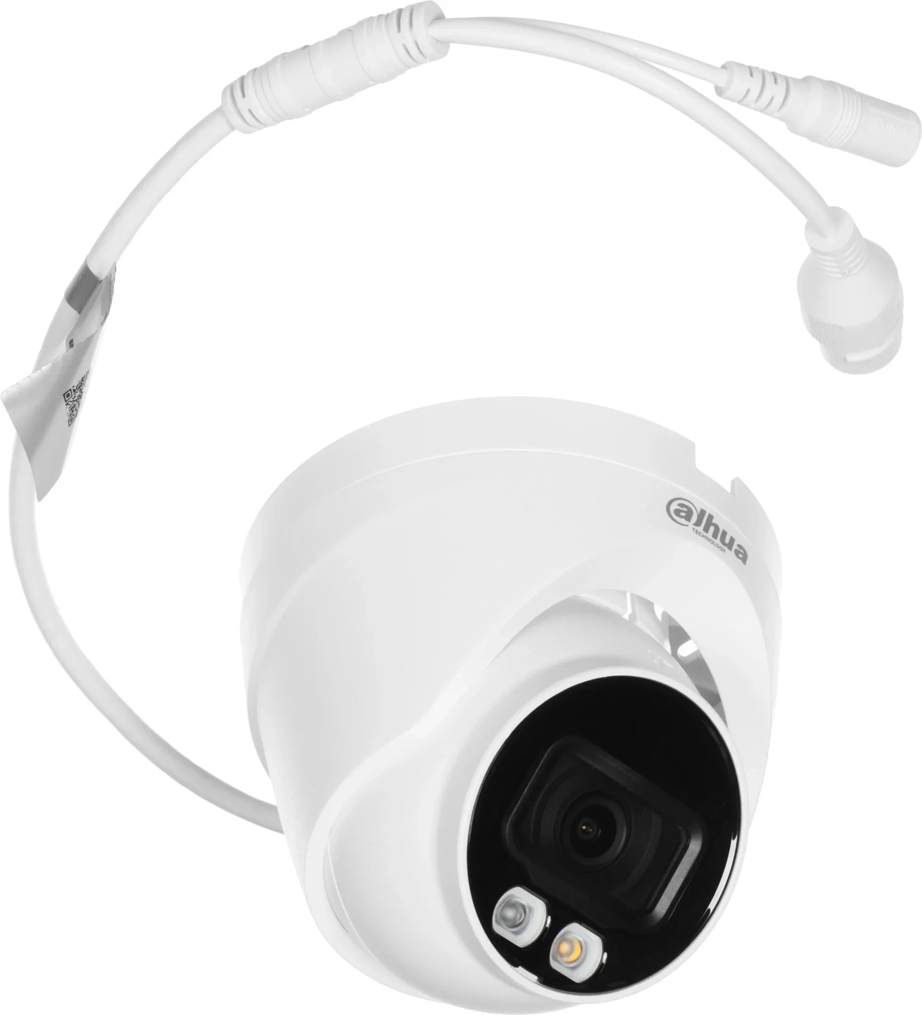 DH-IPC-HDW1239VP-A-IL-0280B Уличная купольная IP-видеокамера с ИК-подсветкой до 30м и LED-подсветкой до 30м. 2Мп; 1/2.8” CMOS; объектив 2.8мм; чувствительность 0.005лк@F1.6; сжатие: H.265+, H.265, H.264+, H.264, MJPEG; 2 потока до 2Мп@25к/с; DWDR; 3D NR; BLC; обнаружение людей; интеллектуальная двойная подсветка; встроенный микрофон; защита: IP67; питание: 12В(DC), PoE; корпус: металл.