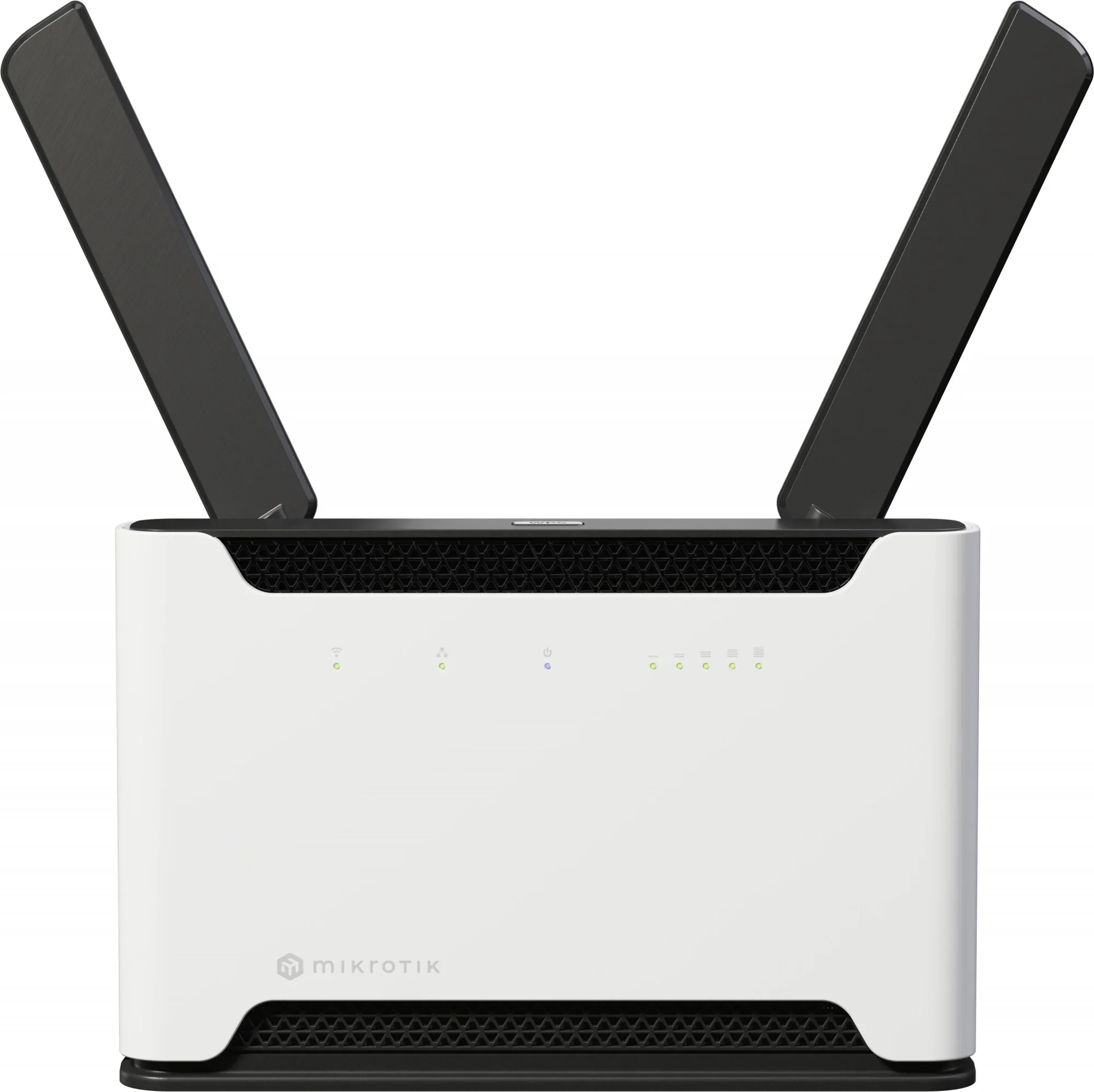 S53UG+5HaxD2HaxD-TC&EG18-EA - Маршрутизатор, MikroTik, S53UG+5HaxD2HaxD-TC&EG18-EA, Chateau LTE18 ax, 4 порта 10/100/1000М, 1 порт 2500М, 2.4/5 GHz, АХ1800, 1 слот Micro SIM, 1 слот USB-A, RouterOS, -40°С до 70 °