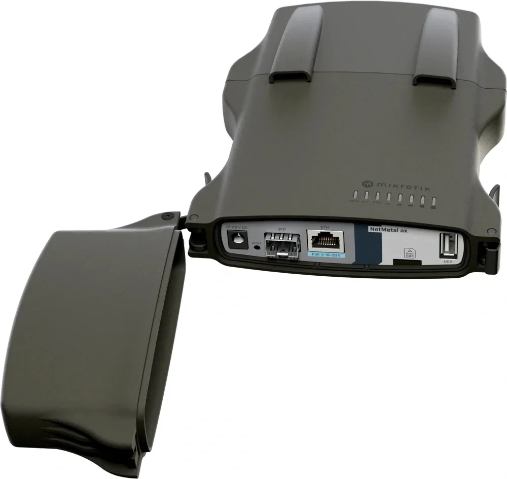 MikroTik L23UGSR-5HaxD2HaxD-NM Беспроводная точка доступа, NetMetal ax ,Wifi6, AX, 10/100/1000*1Rj45. 1*SFP 2.5Gbit