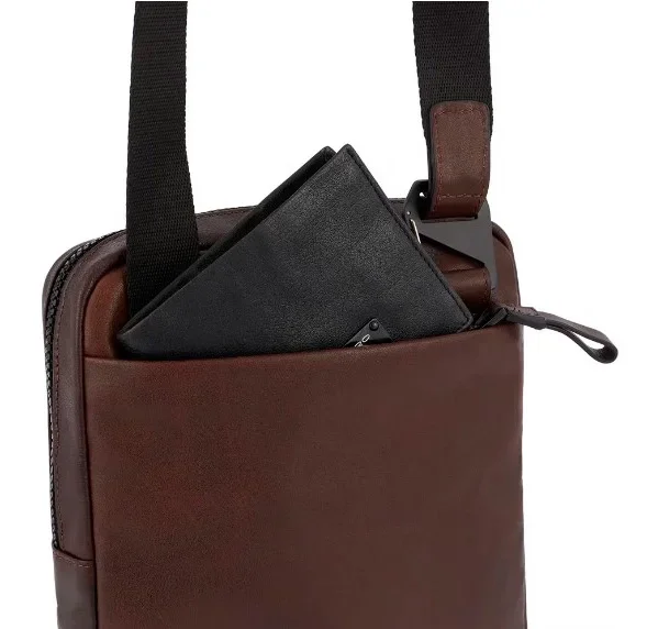 Сумка мужская Piquadro Harper CA1816AP/TM, темно-коричневый, натур.кожа
