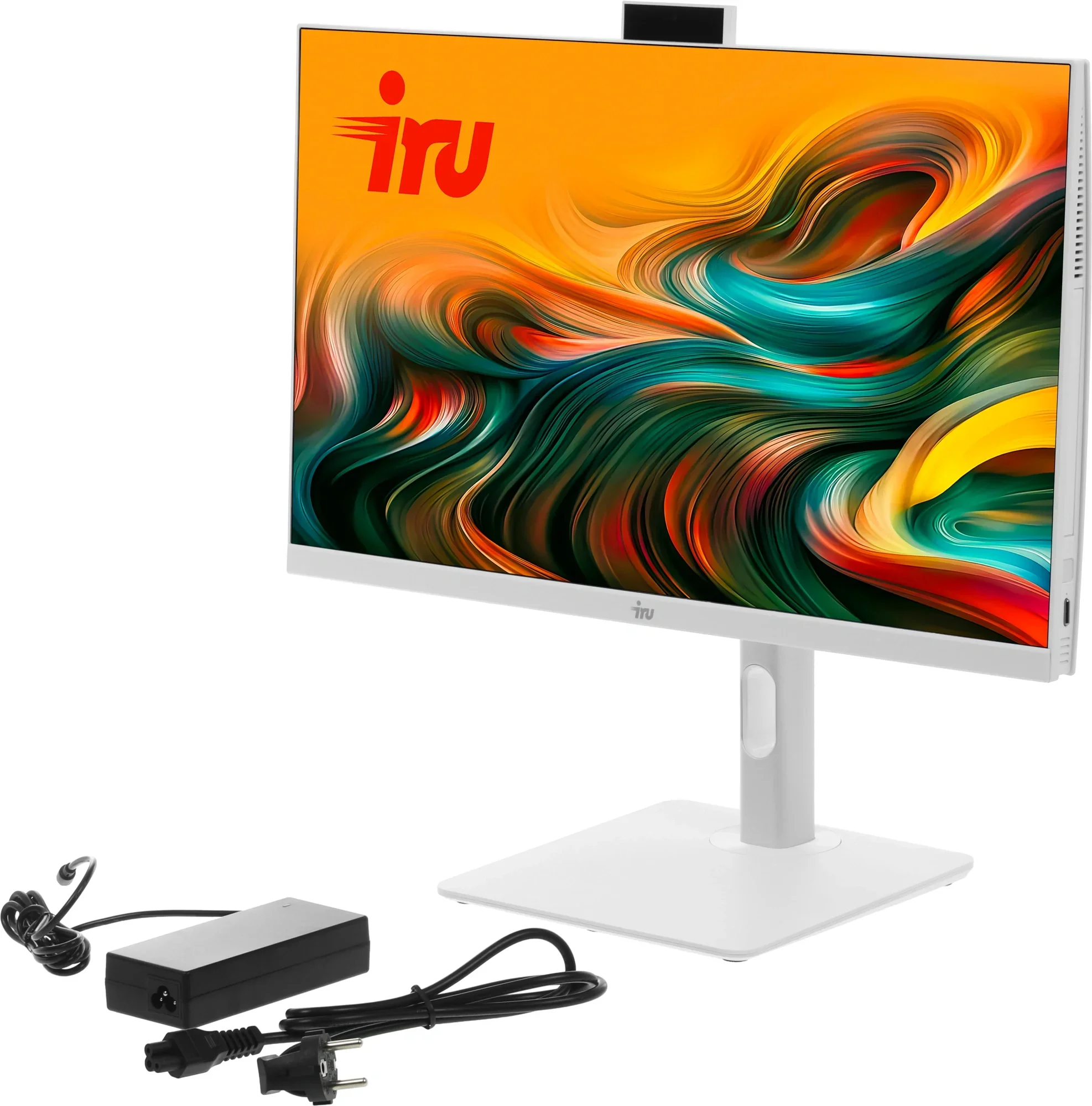 Моноблок iRU 23ID, 23.8" (1920x1080) IPS/Intel Core i5-12400/32 DDR4/512 ГБ SSD/Intel UHD Graphics/Без ОС, Белый (2095264)