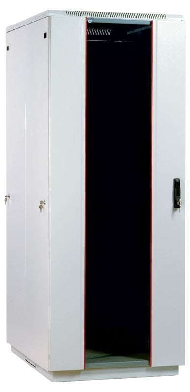 Шкаф коммутационный ЦМО (ШТК-М-42.8.8-1ААА) напольный 42U 800x800мм пер.дв.стекл задн.дв.стал.лист 2 бок.пан. направл.под закл.гайки 1010кг серый 655мм 123.3кг 180град. 2030мм