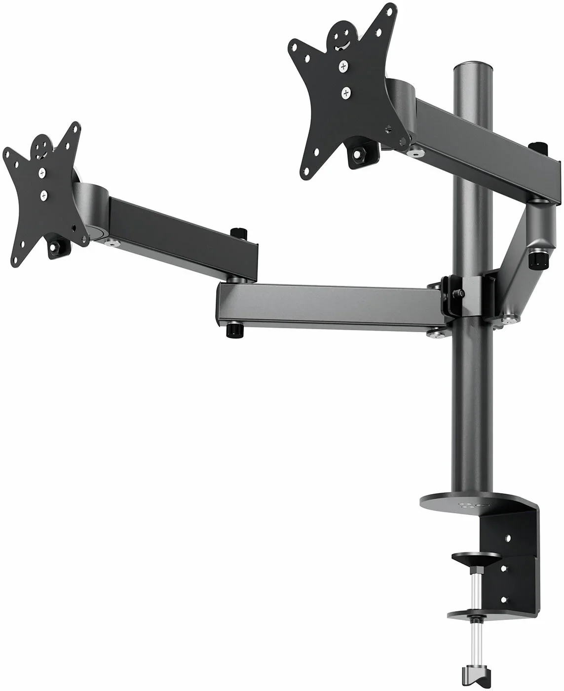 Кронштейн для мониторов Holder MDS-SU203-B черный 13"-32" макс.8кг настольный поворот и  наклон  верт.перемещ.