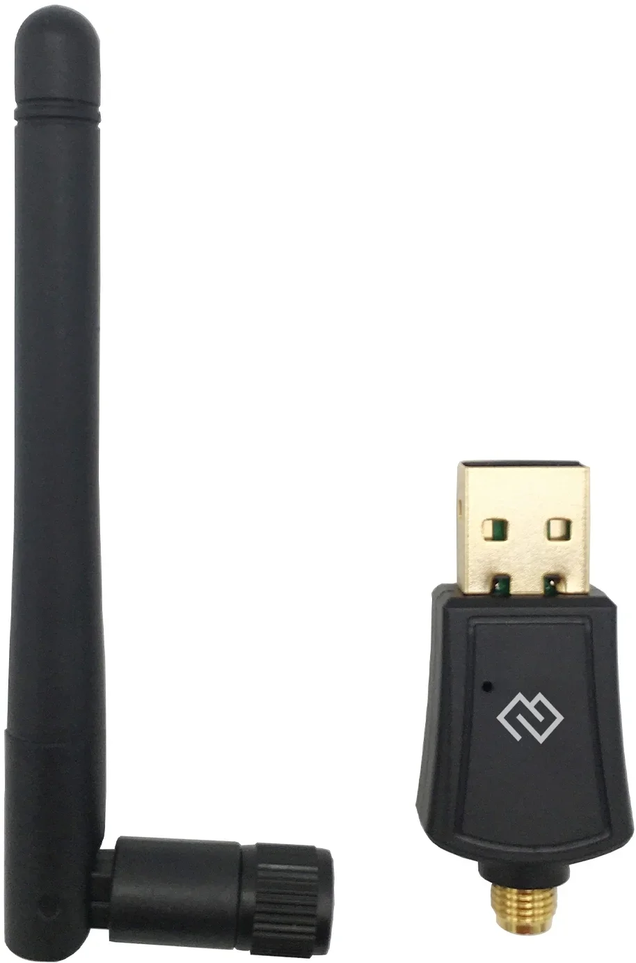 USB WiFi адаптер Digma - AC600E, Wi-Fi 5 (802.11ac), USB Type A, USB-adapter, цвет чёрный, DWA-AC600E