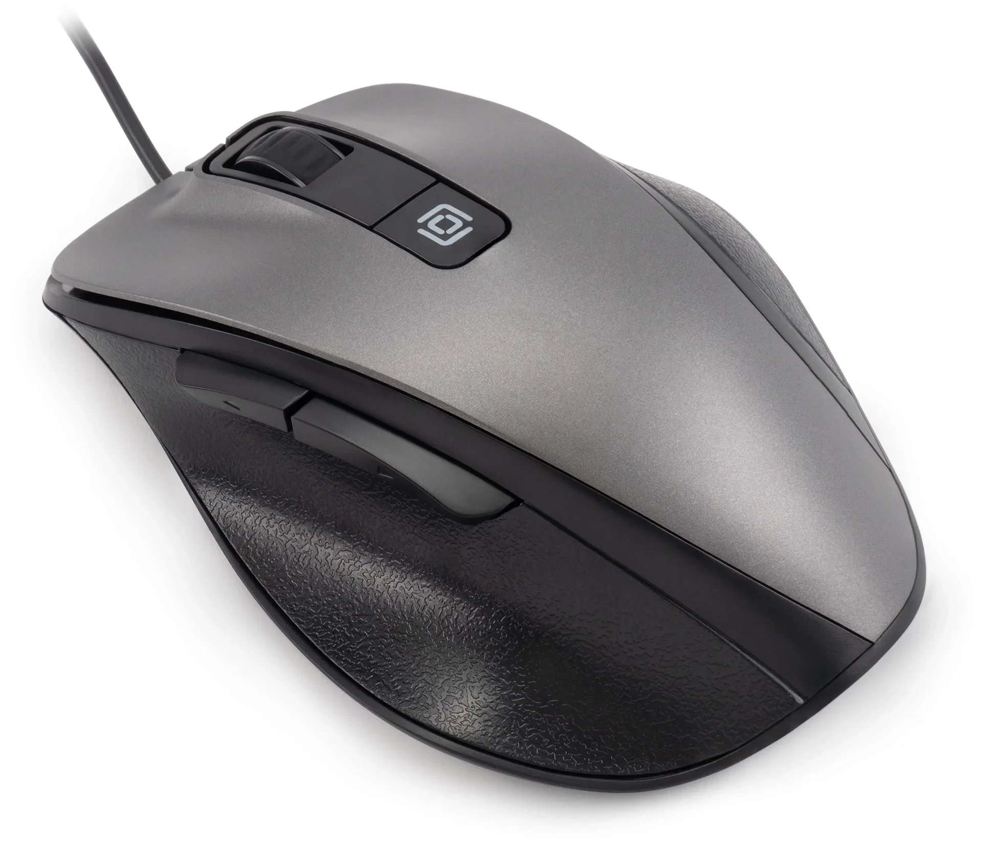 Мышь Оклик 504M черный/серый оптическая 3600dpi silent USB 6but (2004741)