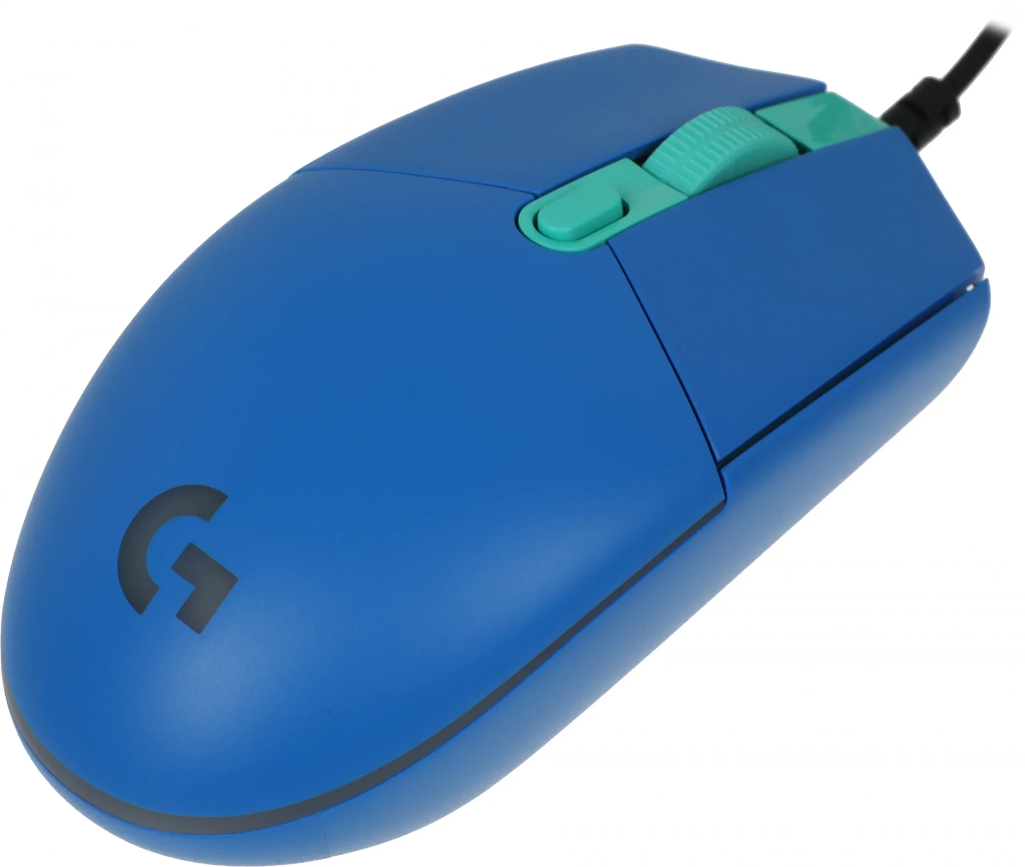 Мышь проводная Logitech G102 LIGHTSYNC синий оптическая игровая USB 910-005810