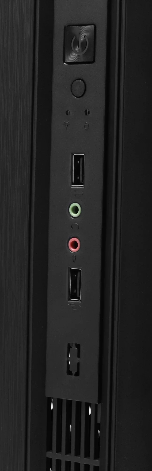Корпус Accord ACC-241 черный без БП mATX 2xUSB2.0 audio
