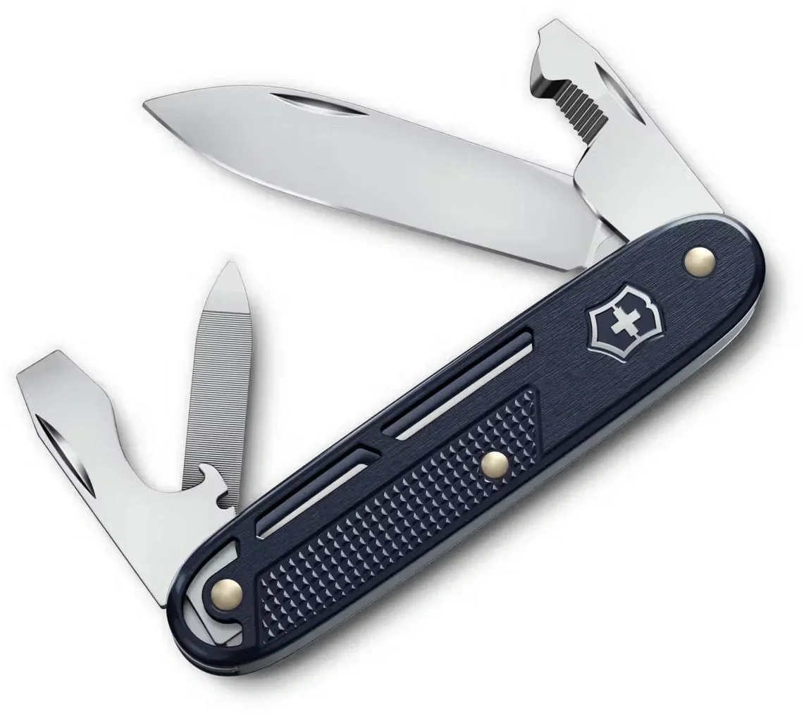 Нож перочинный Victorinox Synergy Alox (0.8216.22) 93мм 9функц. синий карт.коробка