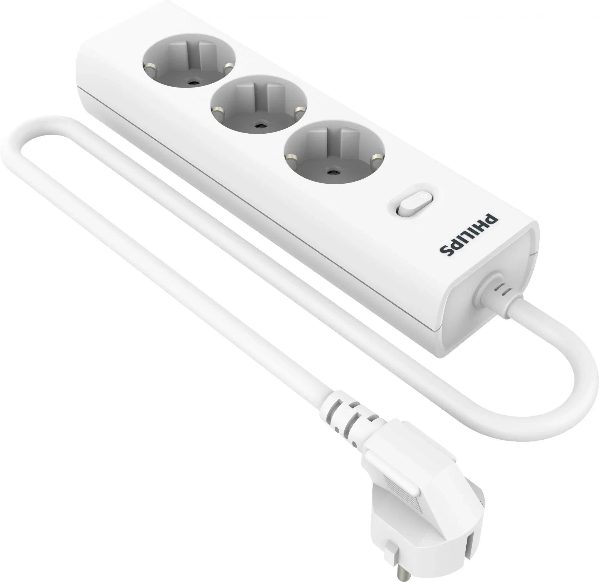 Сетевой фильтр Philips CHP2135WB/51, 3 розетки, 3м, белый