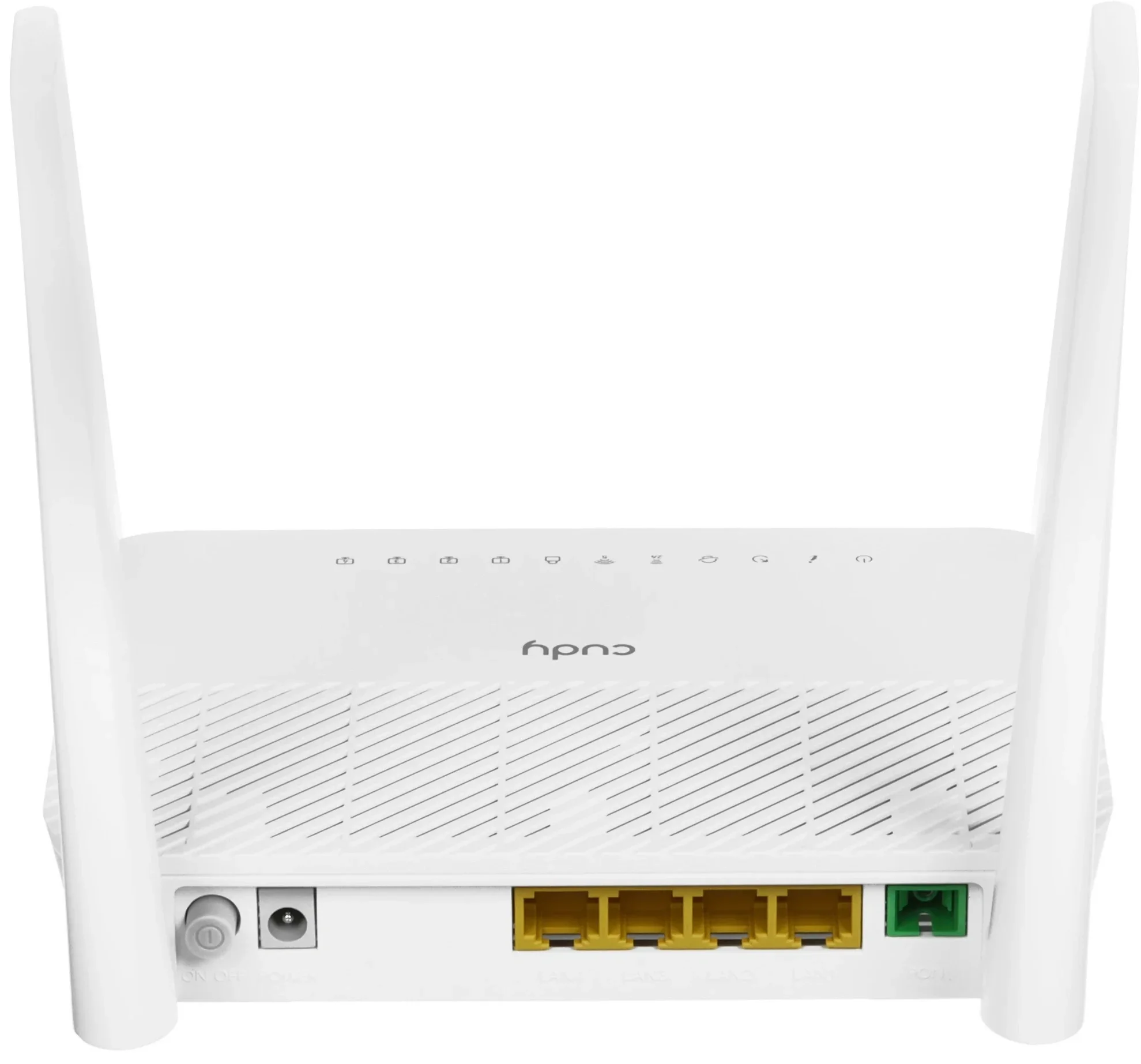 Маршрутизатор CUDY AC1200 Wi-Fi GPON Router Wireless Dual Band Gigabit xPON Router, Realtek chipset, GPON/EPON,  867Mbps at 5GHz + 300Mbps at 2.4GHz, 802.11ac/a/b/g/n, 1 PON Port, 4 Gigabit RJ45 port, Power ON/OFF Button,WPS Button,WiFi Button, Reset button,TR069/TR098/TR111/TR181, EasyMesh,