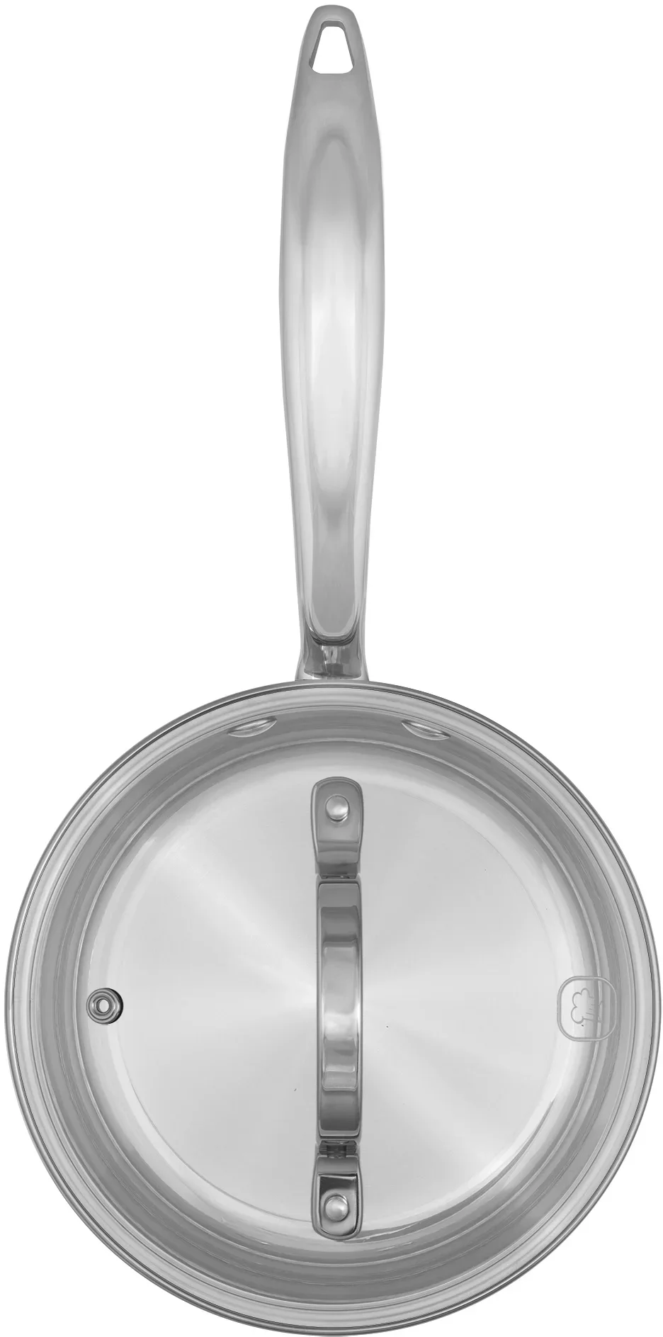 Ковш Rondell RainDrops RDS-1292 1.7л. d=16см (с  крышкой)  стальной