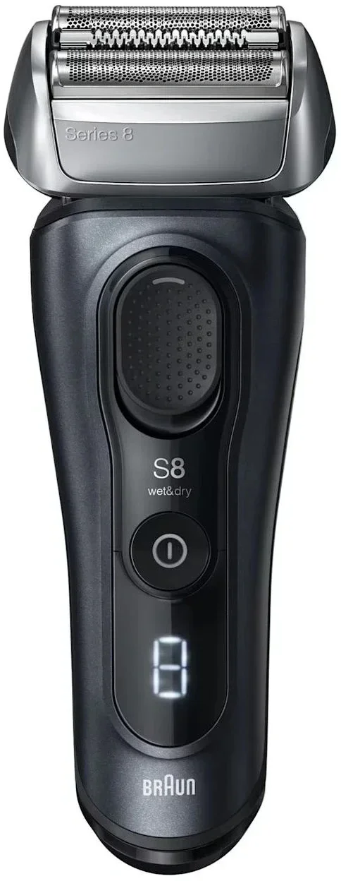 Braun 8603S Бритва сетчатая Braun Series 8 8603s  питан.:элек.сеть/аккум.  серый