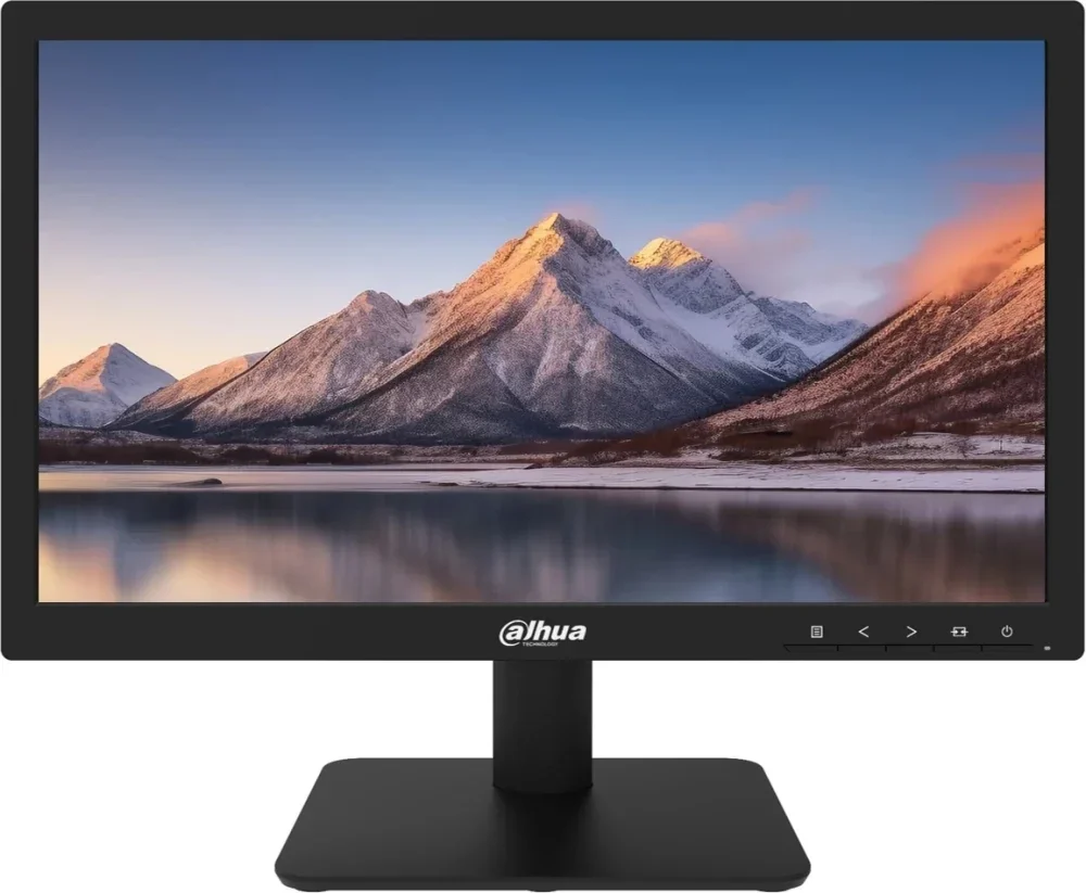 Монитор 19.5" Dahua DHI-LM19-L200N TN 1600x900, 75 Гц, 5 мс, 16:9, 250 кд/м², 1xHDMI, 1xVGA, черный