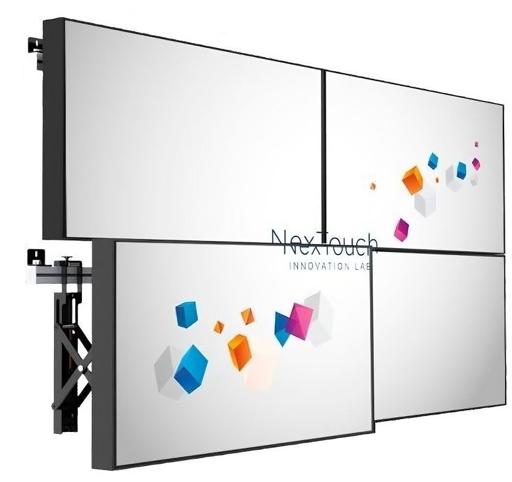 Профессиональный дисплей для видеостен [VWLNV1N1855] [NextWall55] 55", FHD (1920х1080), шов 1.8 мм, IPS, 500 кд/м2, 1200:1, 50 000 часов, 8 мс, H/V 178°, HDMI 2.0 (4K60), DP 1.2, USB 2.0, LAN, RS232/RJ45, VESA 600х400 в комплекте