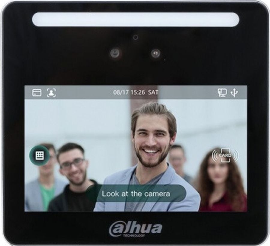 AI терминал доступа Dahua DHI-ASI3213A-W, распознавание лиц, Wi-Fi