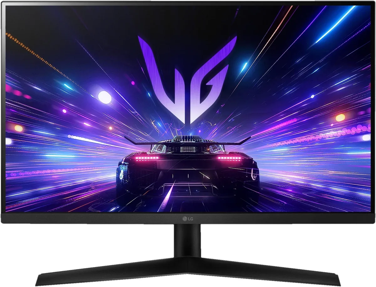 Монитор LG - 27GS60F-B, 27", 16:9, IPS, 1 мс, 300cd/m², 1000:1, 1920x1080 (Full HD), 180 Гц, 1x HDMI, 1x DP, цвет чёрный, 27GS60F-B.ARUZ