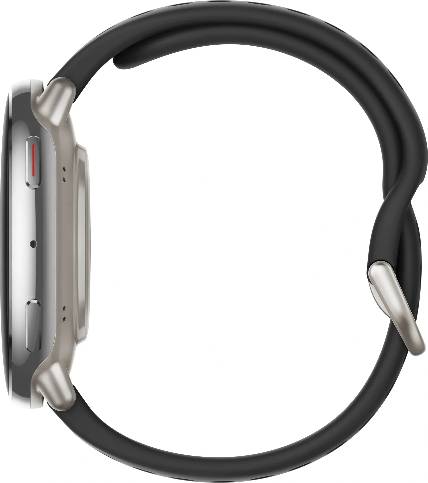 Смарт-часы Amazfit Active 2R A2437 43.9мм 1.32" AMOLED корп.серебристый рем.черный разм.брасл.:135-195мм (6970100377712)