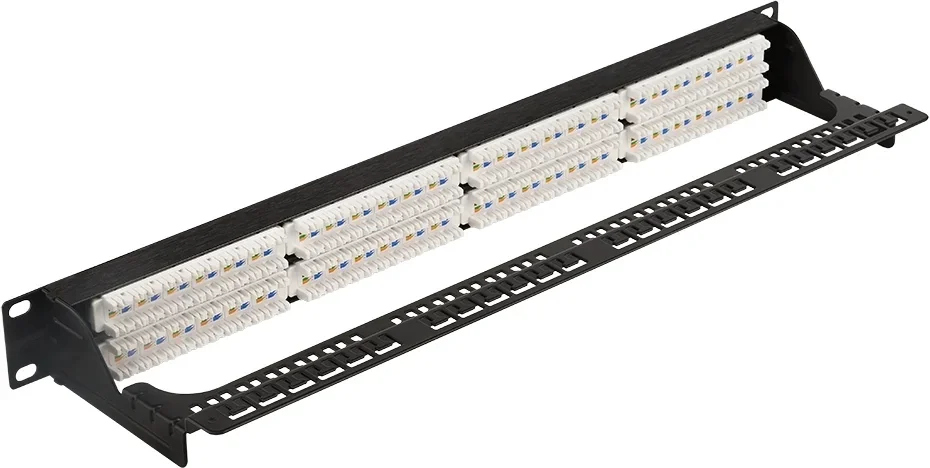 LAN-PPC48U6 Патч-панель Lanmaster  19" 1U  48xRJ45 кат.6 UTP