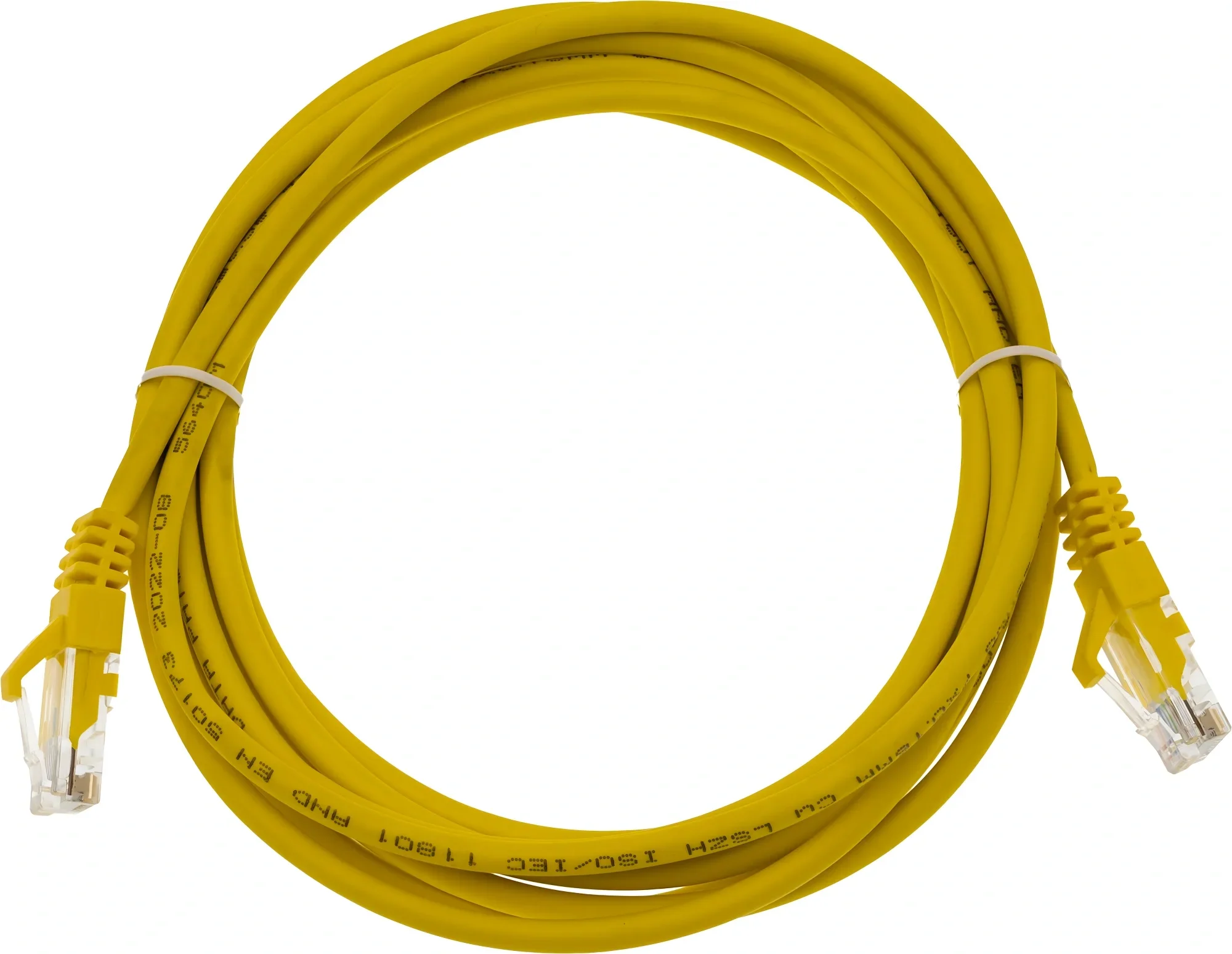 Патч-корд Suprlan 10-0164 UTP RJ-45 вил.-вилка RJ-45 кат.5E 3м  желтый LSZH 24AWG