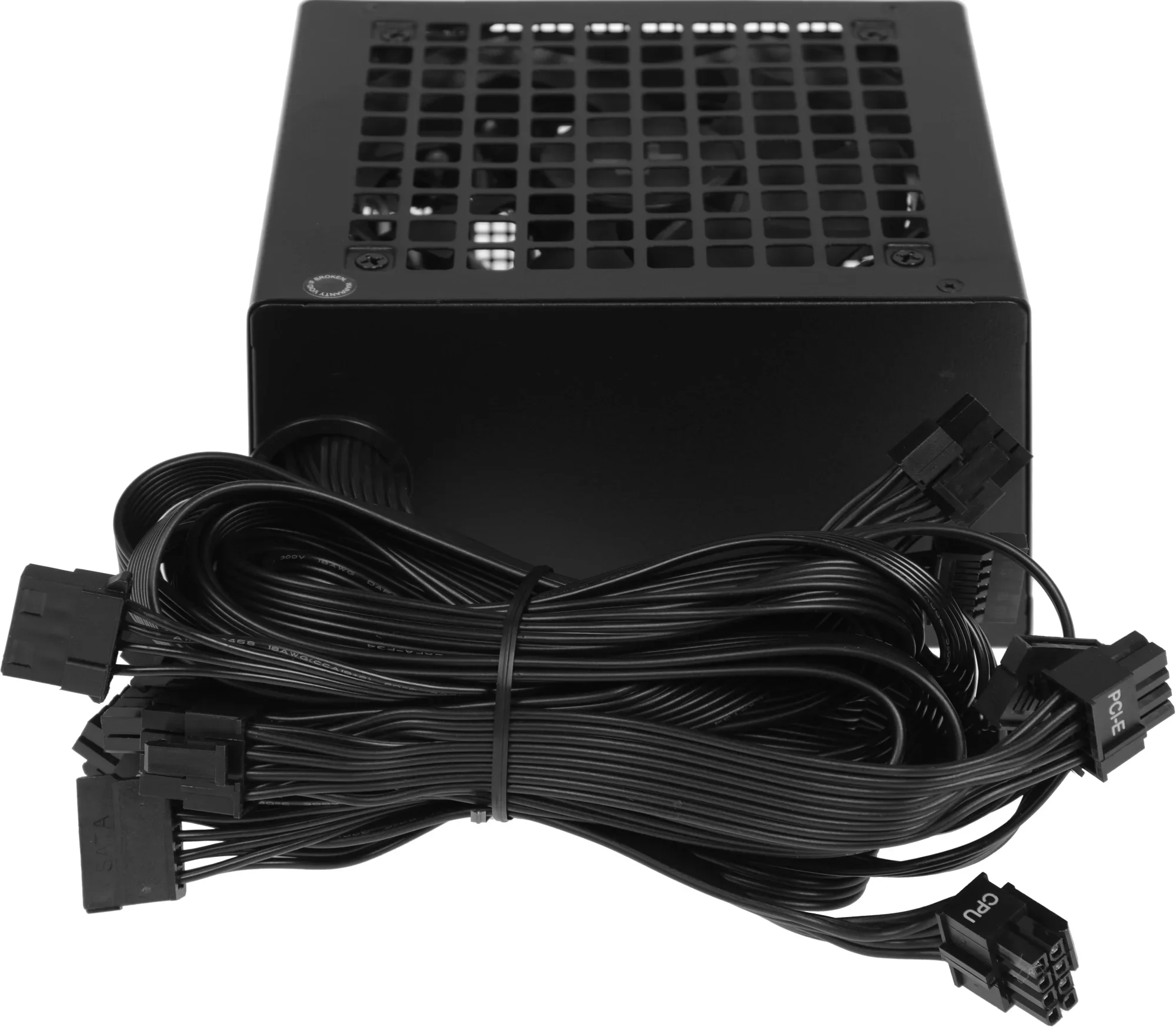 Блок питания Deepcool ATX 600W PF600 80+ white (20+4pin) APFC 120mm fan 6xSATA RTL